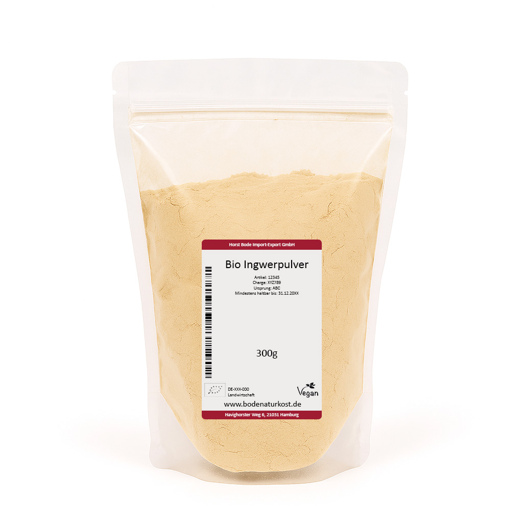 Ingwer gemahlen - Ingwerpulver bio 300g