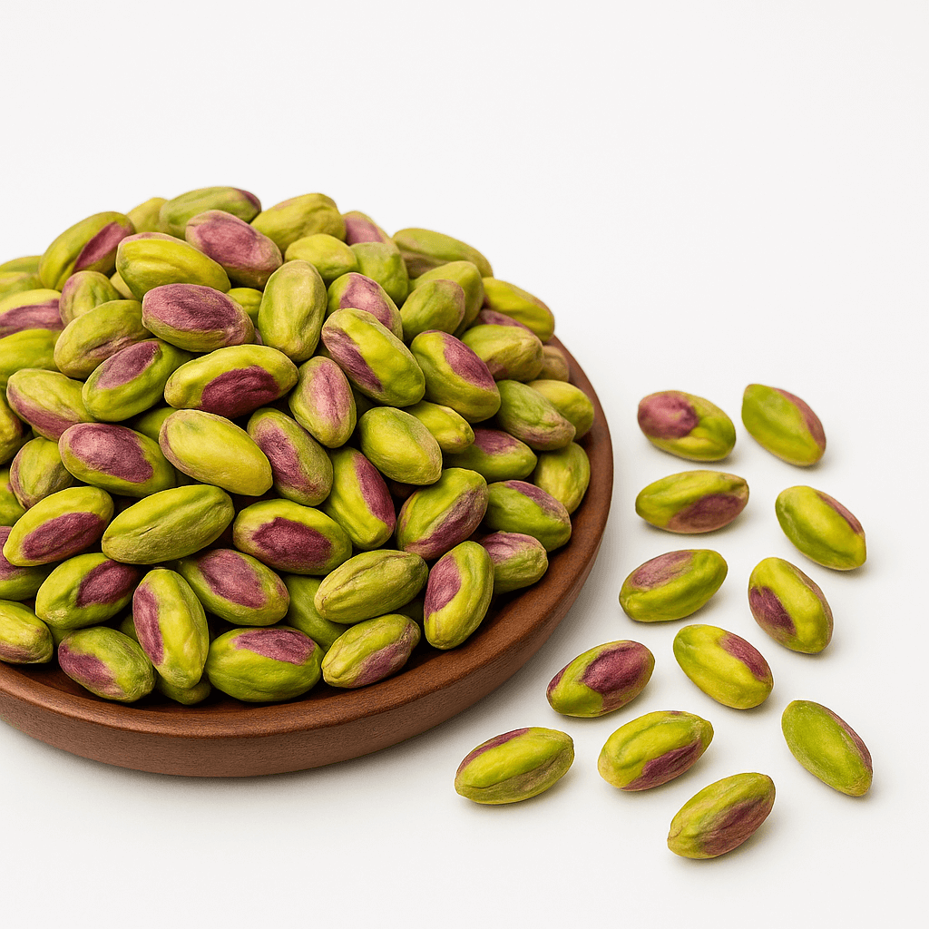 Pistazienkerne grün mit Haut bio