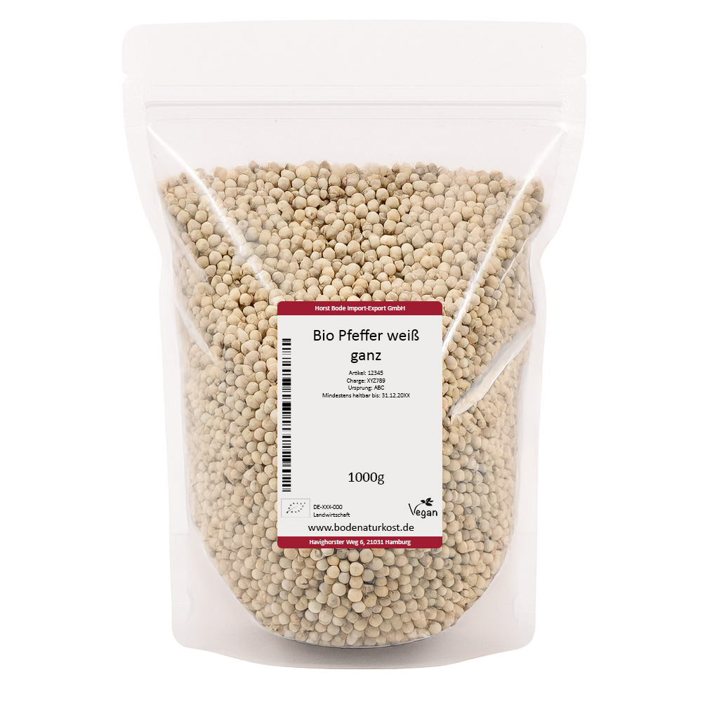 Pfeffer weiß ganz bio 1kg