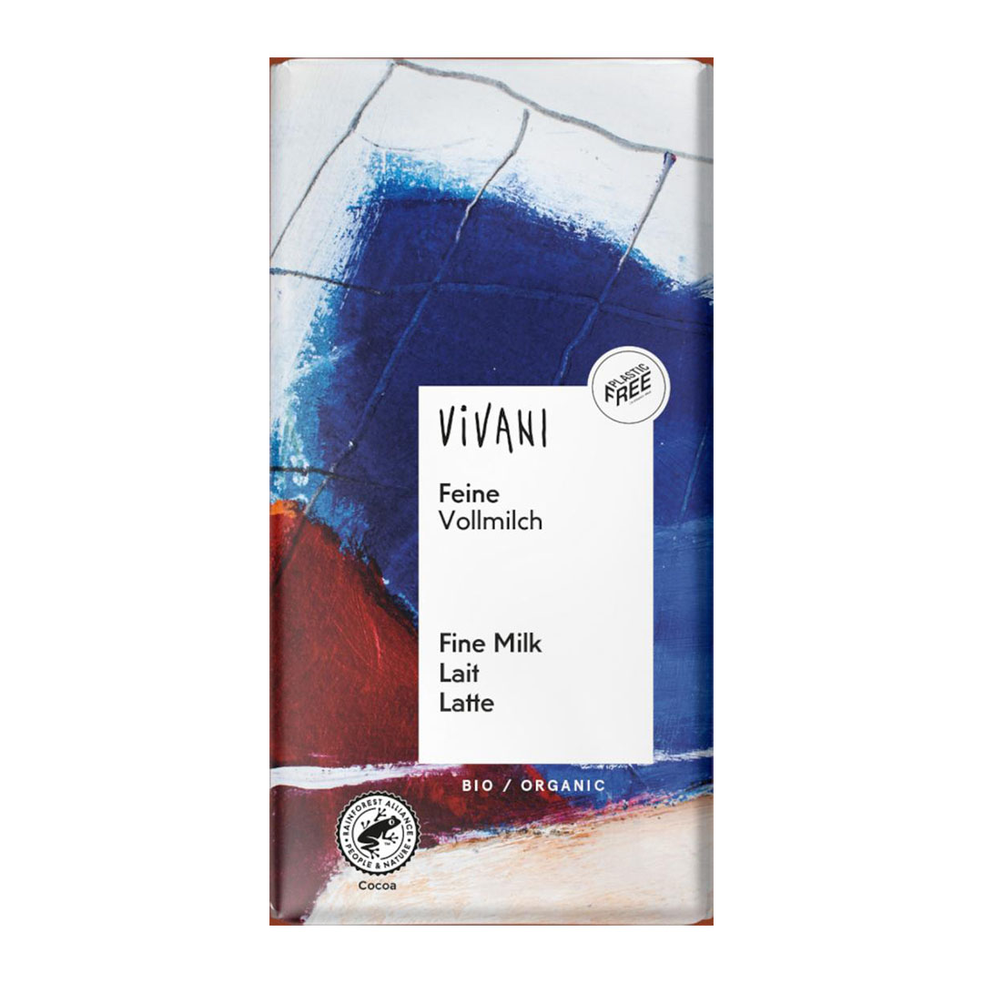 Tafelschokolade Feine Vollmilch bio Vivani 10x100g