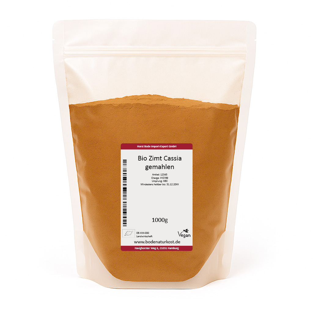 Zimt gemahlen Cassia bio 1kg
