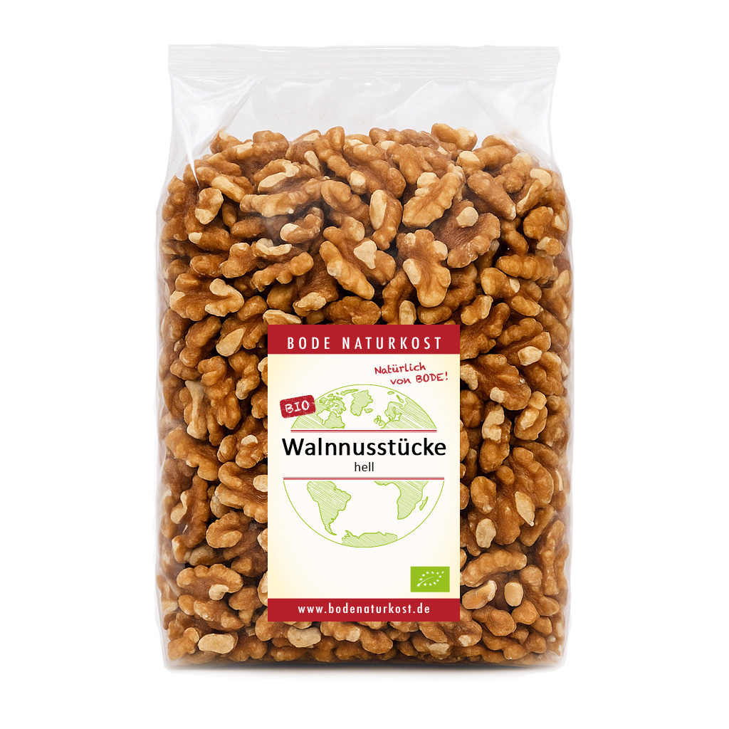 Walnussstücke hell bio 1kg