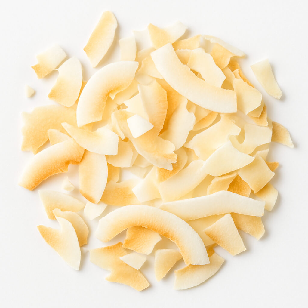 Kokoschips geröstet ungesüßt bio, gartenkompostierbarer Beutel 6x250g