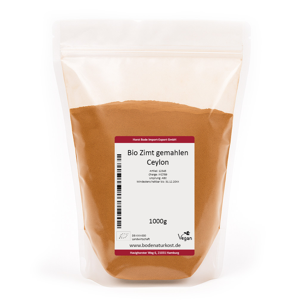 Zimt gemahlen Ceylon bio 1kg