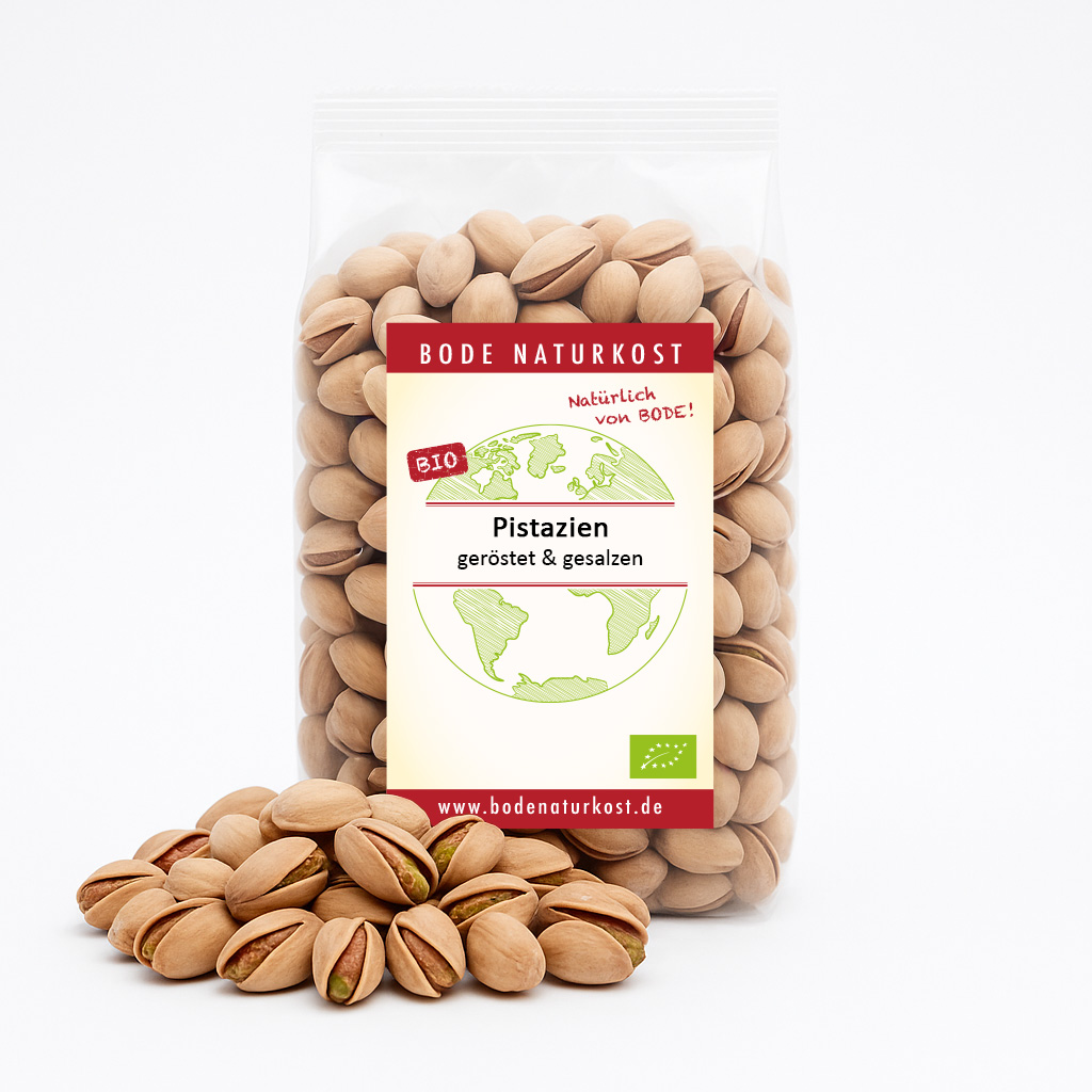 Organic roasted and salted pistachios in shells 1kg