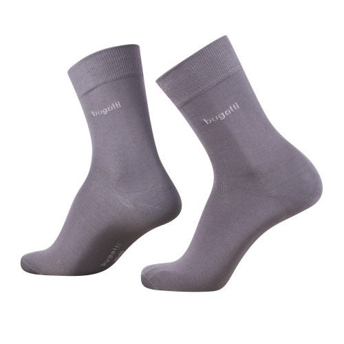 Bugatti 2er Pack Herren Socken Artikel 6801 Grau (153) 39-42