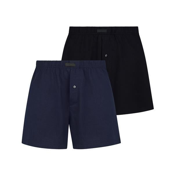 Bruno Banani 2er Pack Herren Boxershort Loose Fit Artikel 2201-2691 Marine/ Schwarz (4803) 4 / S