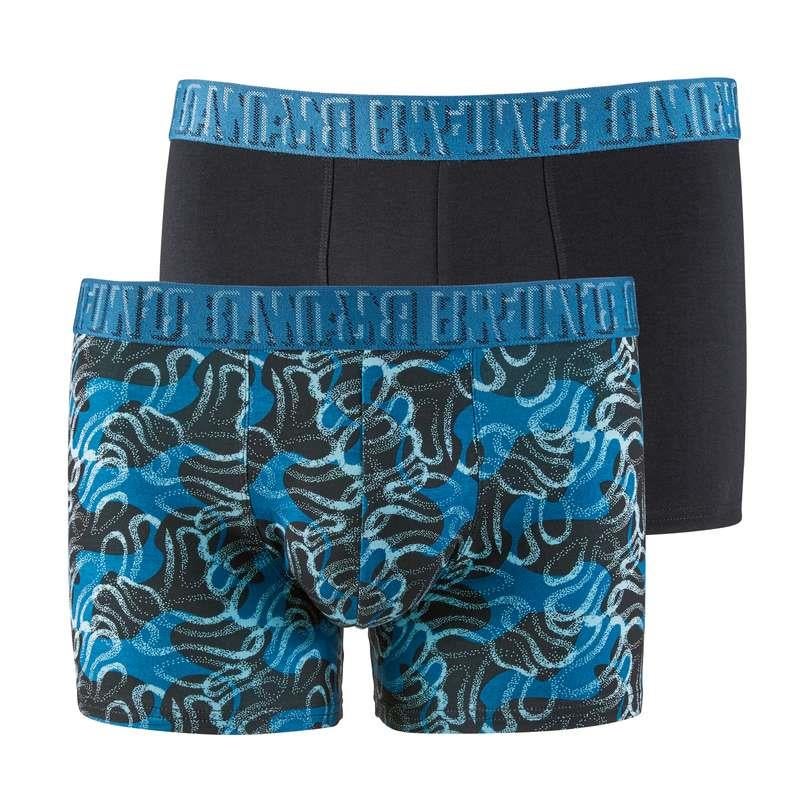 Bruno Banani 2er Pack Herren Short Farbe Imperialblau/Schwarz 4/S