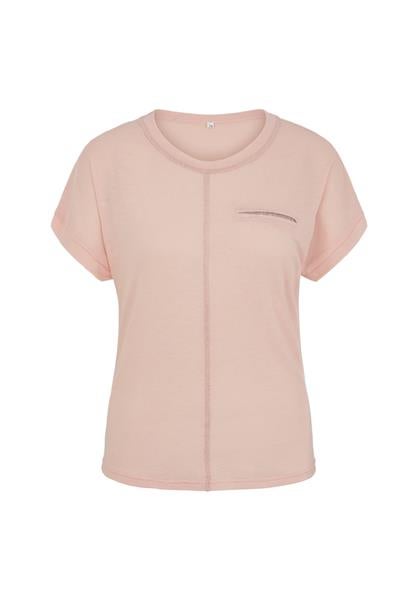 Million X Damen Rundhals Shirt in rose