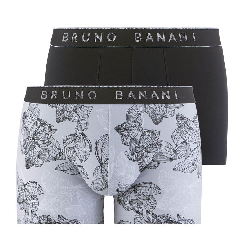 Bruno Banani 2er Pack Herren Short Exotic Fish