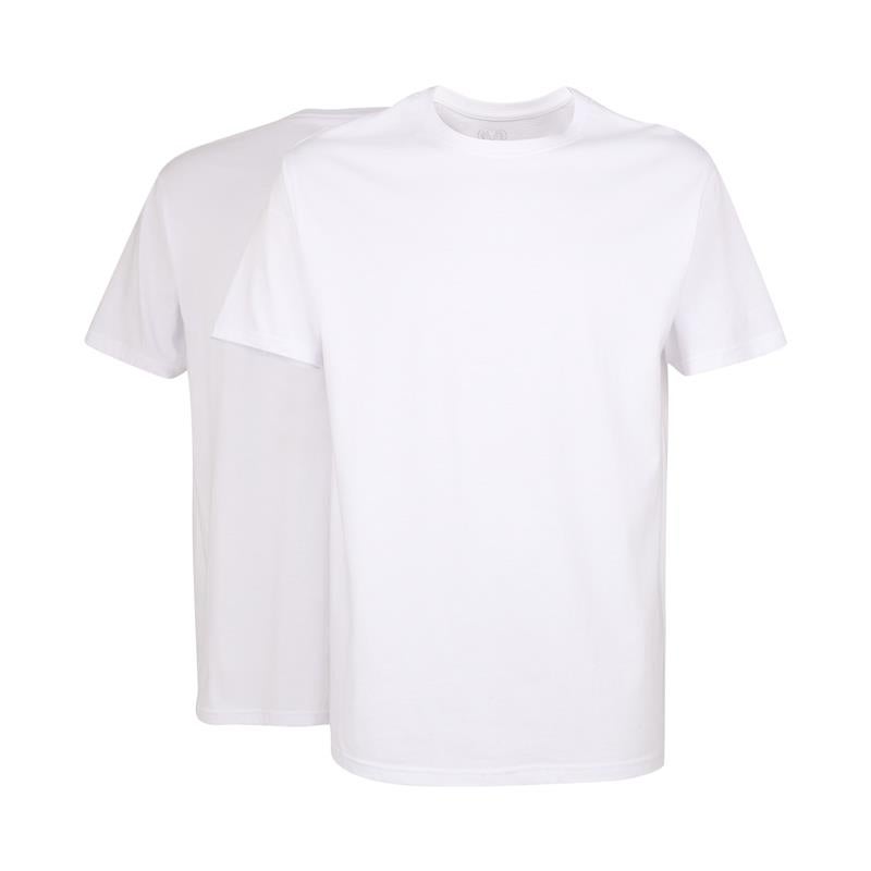 Ceceba Doppelpack Herren T -Shirt Weiß 50/M