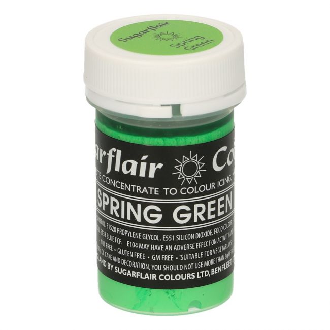 Sugarflair Pastel Colour Spring Green, 25g