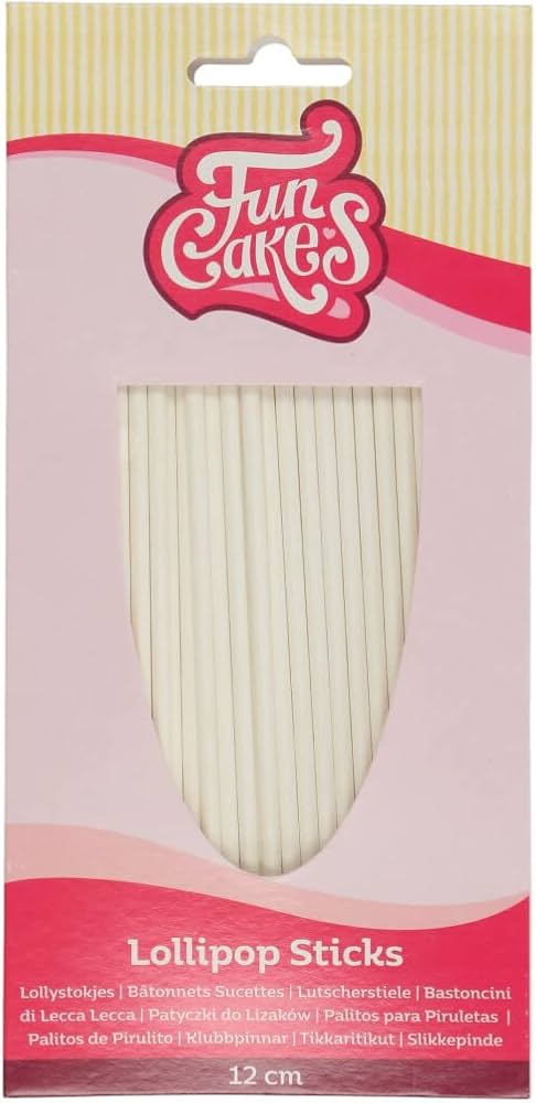 Funcakes Lollipop Sticks 12 cm / 50 Stück Funcakes Lollipop Sticks 12 cm / 50 Stück