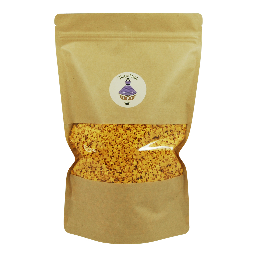 Zuckersternegold Streudekor Sterne Glimmer Gold 1kg