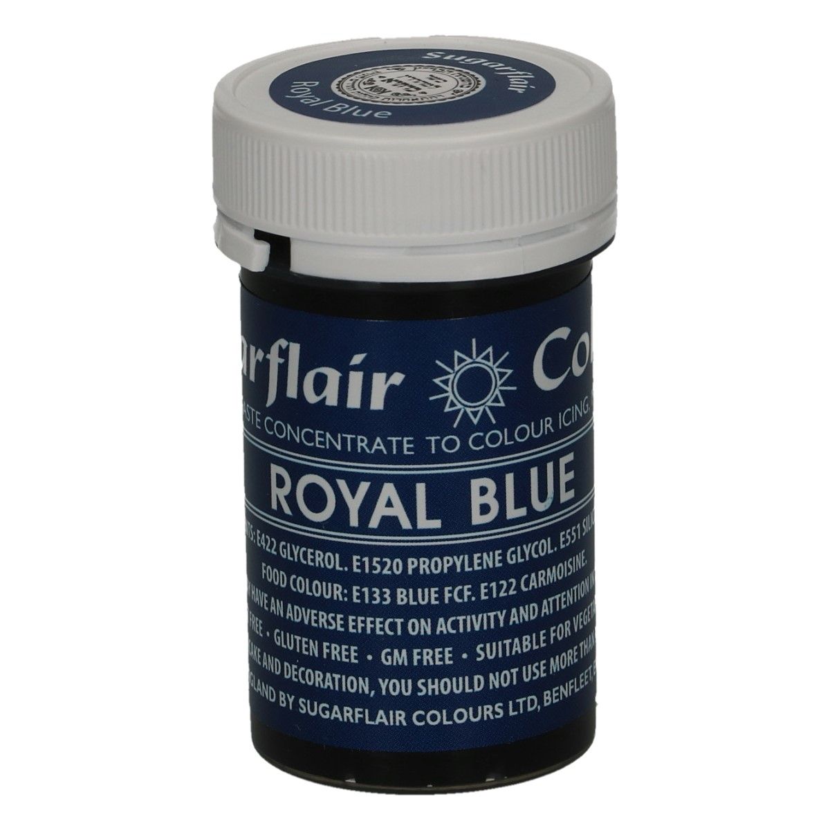 A135_0_7ebb9d3b981b37fbafc413bd32086fd8 Sugarflair Paste Colour Royal Blue, 25g
