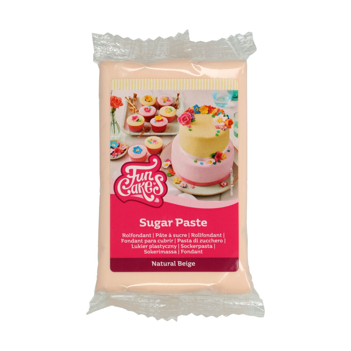 F20165_0_2642ebddefcf5c57ee9ada49b3eb1d11 Funcakes Rollfondant (Beige / 250gr)