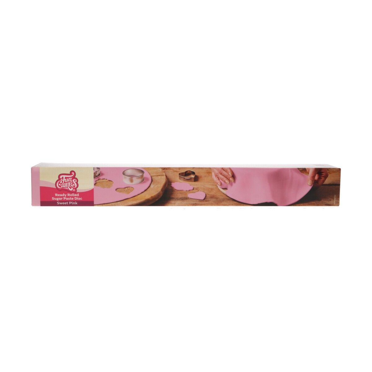 F20715_0_26ba427c351057259bd5607d07b06ff8 Funcakes Ausgerollte Fondantdecke, Baby Rosa- 36cm Ø