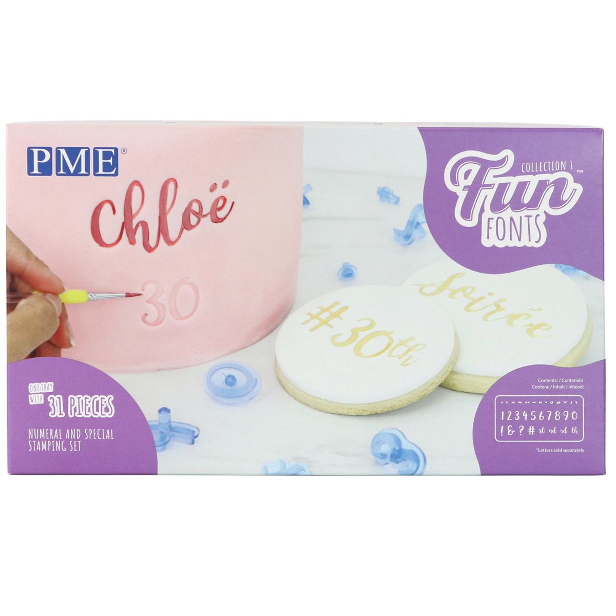 FF53_0_e7e0347a2cf05d156c6d101437f2c3d0 PME Fun Fonts - Zahlen & Zeichen Stempel