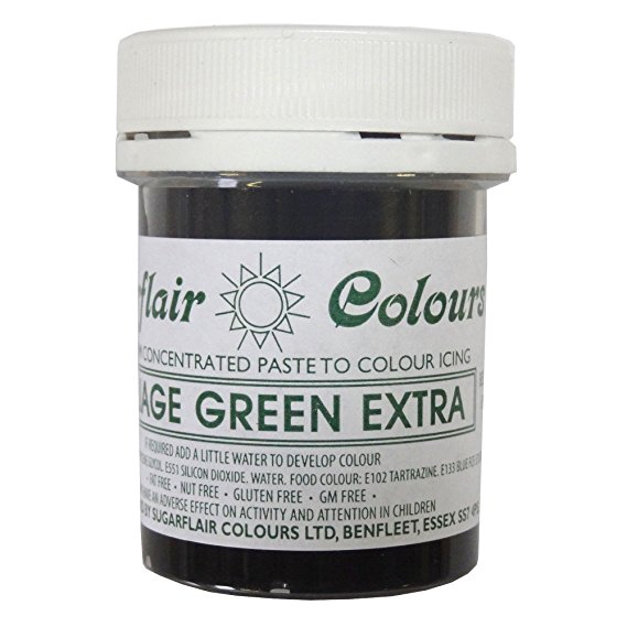 81vvXngbmiL-_SX569_gpIcZQDn1ocbf Sugarflair Paste Colour Foliage Green Extra, 42g