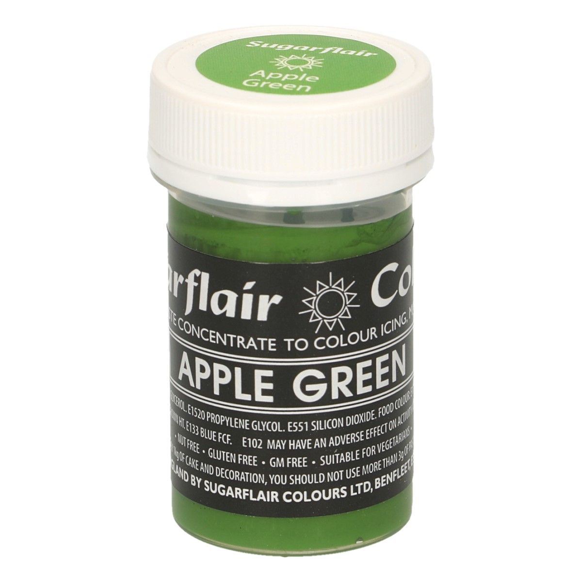 A317_0_36e8844335431025e84e23c82e76b561 Sugarflair Pastel Colour Apple Green, 25g