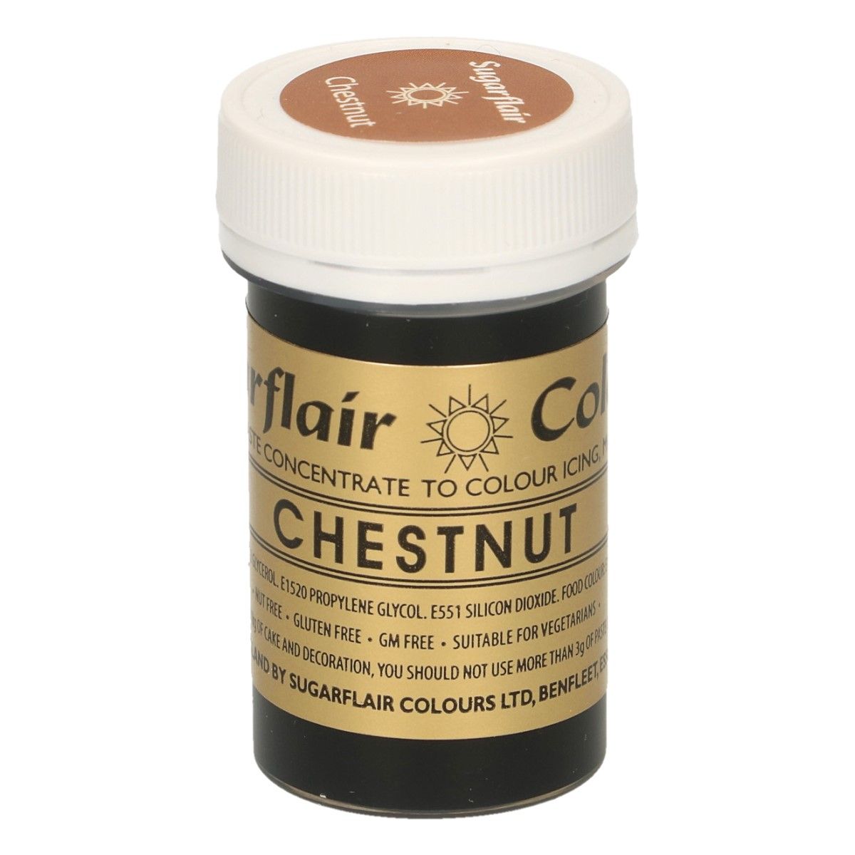 Sugarflair Paste Colour CHESTNUT, 25gr.