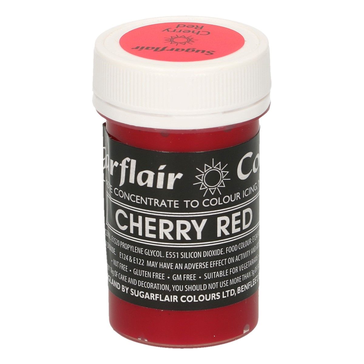 A315_0_07f462abec4def164da271345b0b8f6b Sugarflair Pastel Colour Cherry Red 25g