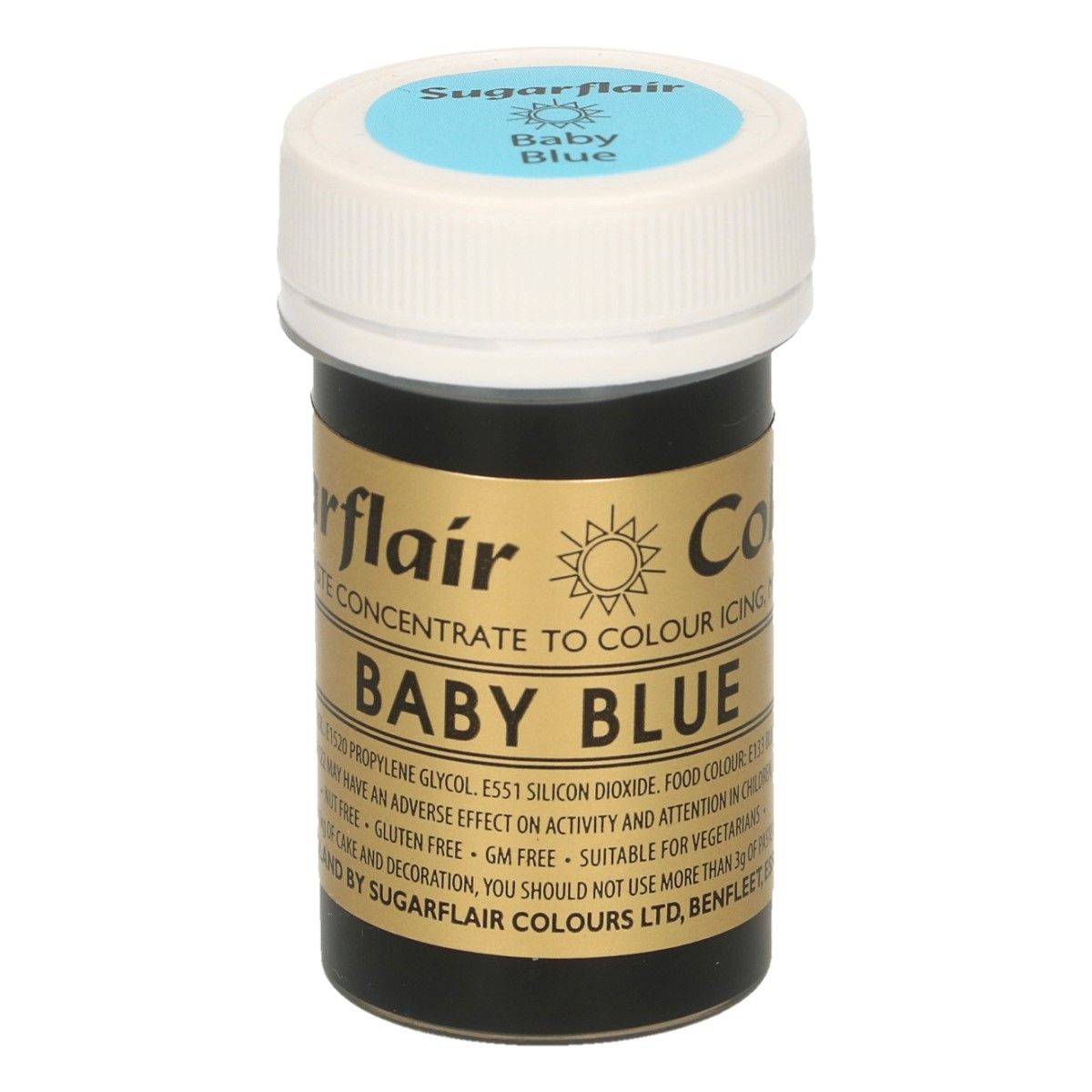 Sugarflair Paste Colour BABY BLUE, 25gr.