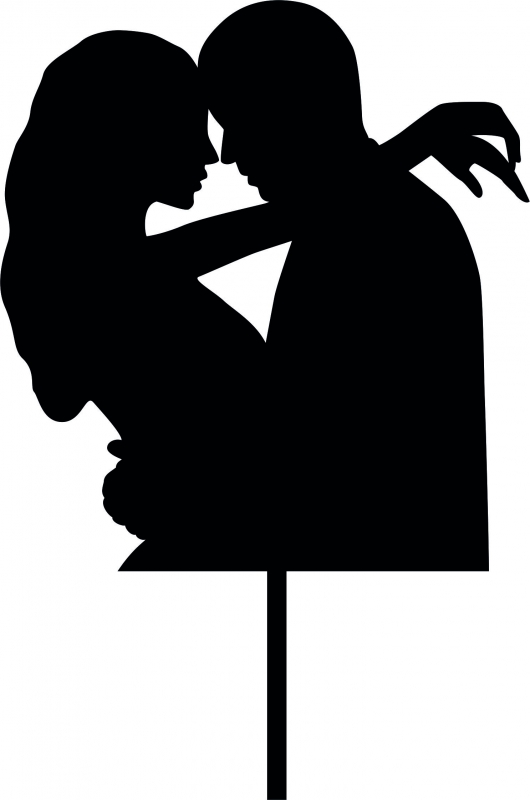 CT-112-B Cake-Topper "In Love"