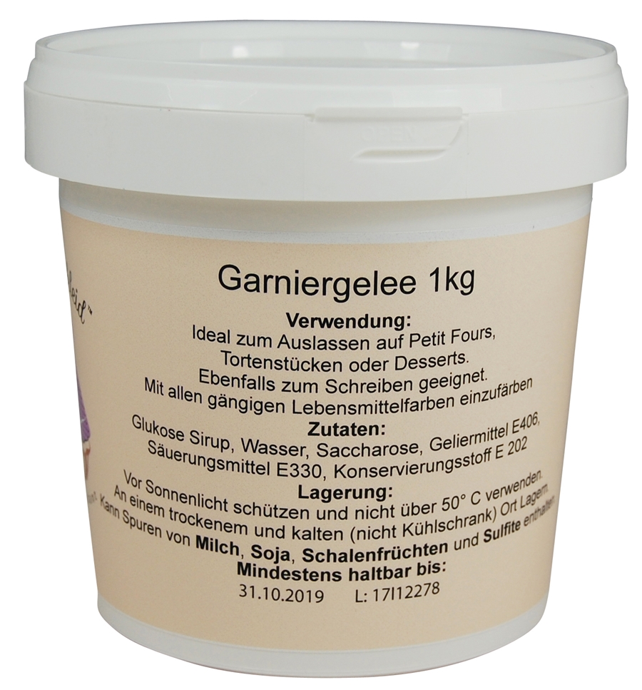 Tortenkleid Piping Gel / Garniergelee 1 kg 