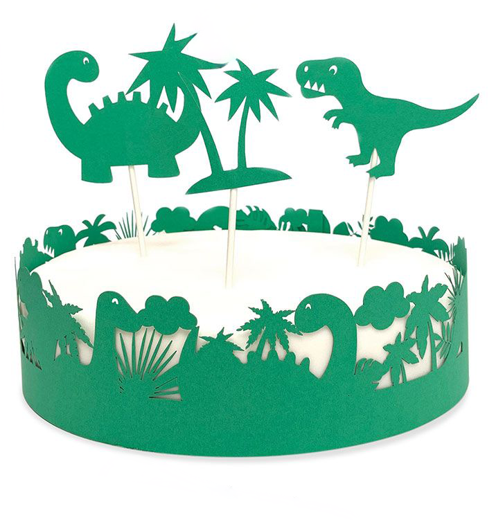 Scrapcooking Dekoration Cake Wrapper & Topper Dinosaurier