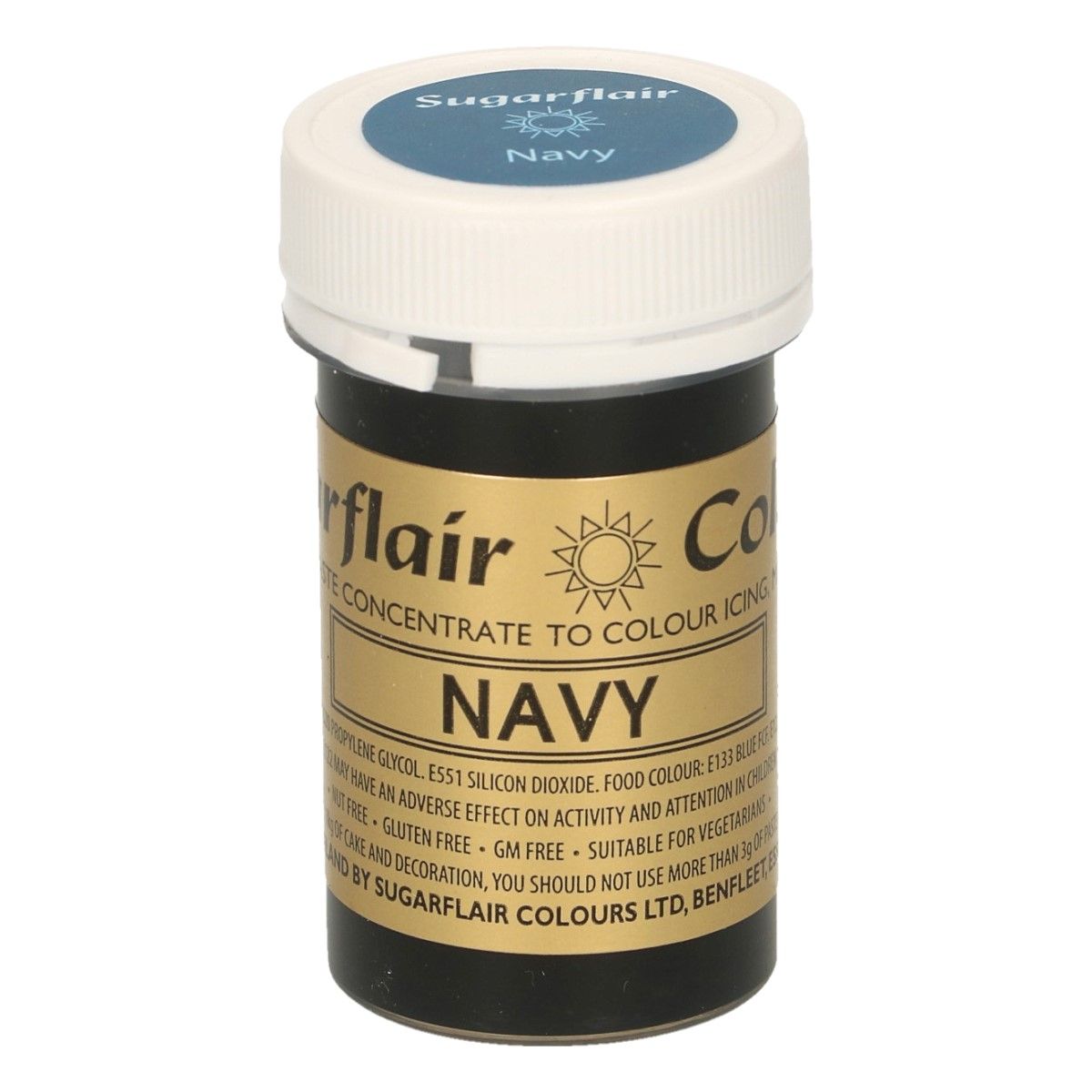 Sugarflair Paste Colour NAVY, 25gr.