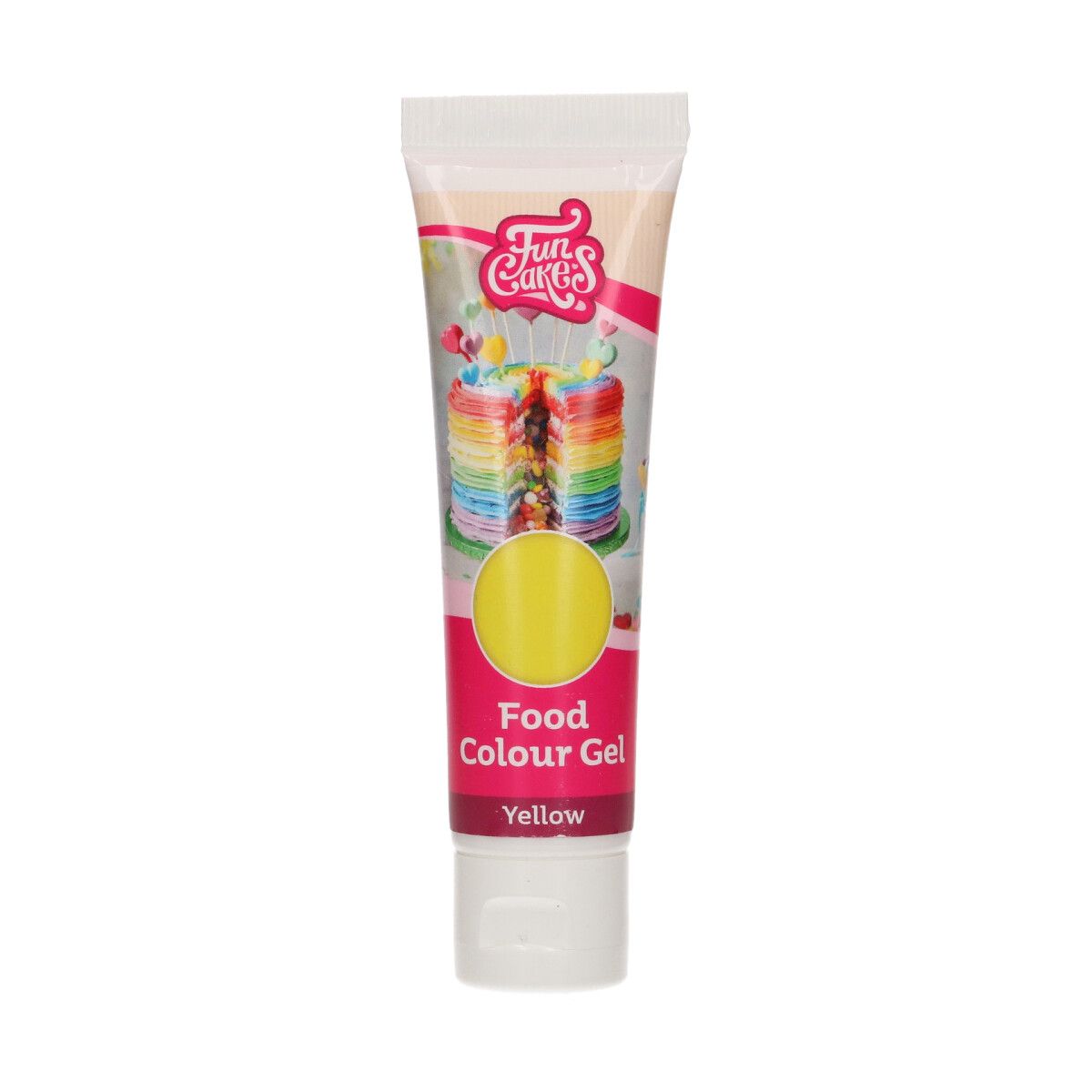 F44115_1_458a9600e6d59496aa5ac136e6d93720 FunCakes Food Colour Gel 30g - Gelb -