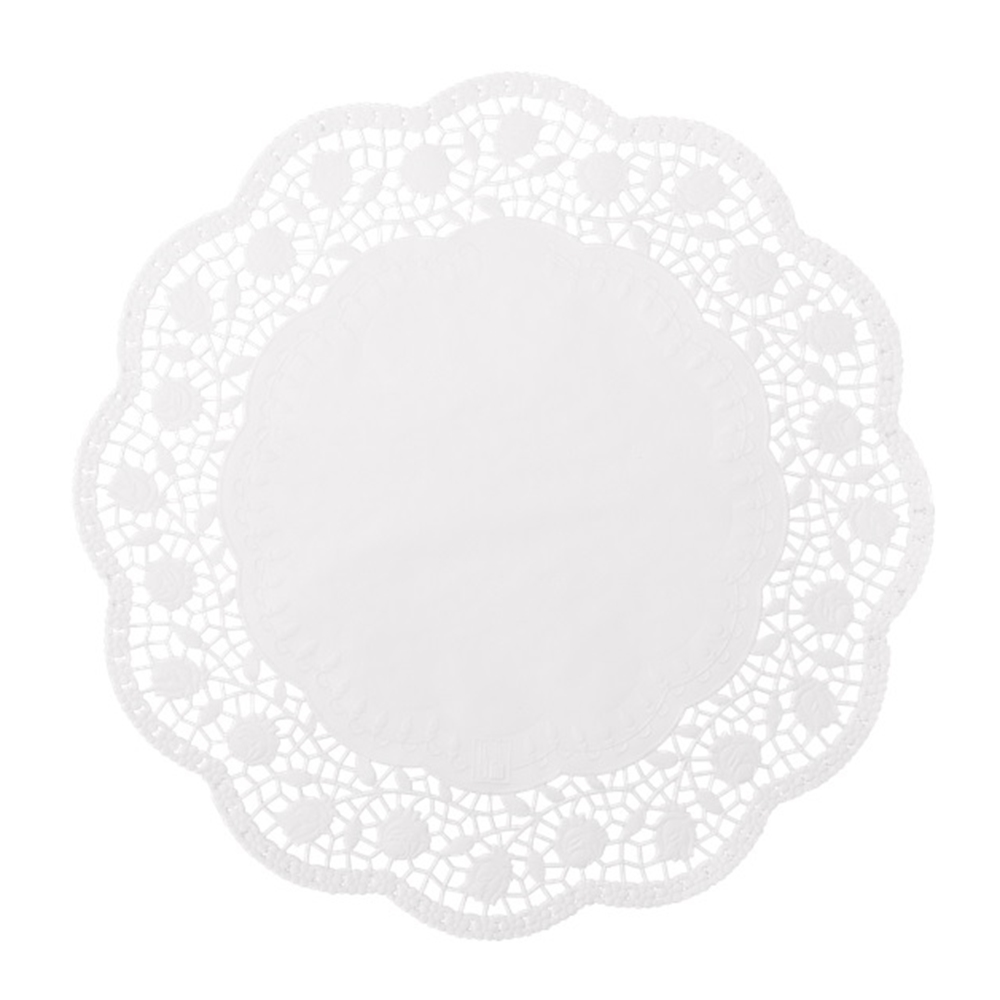 Unbenannt8EqFqLZqWkHj2 Tortenspitzen Motiv Rose, Papier - 6 Stück - 22cm