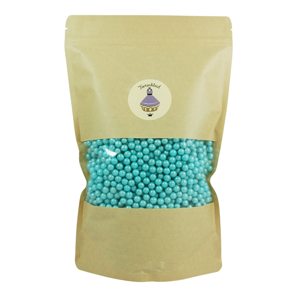 041401 Zuckerperlen 7mm Türkis 1kg