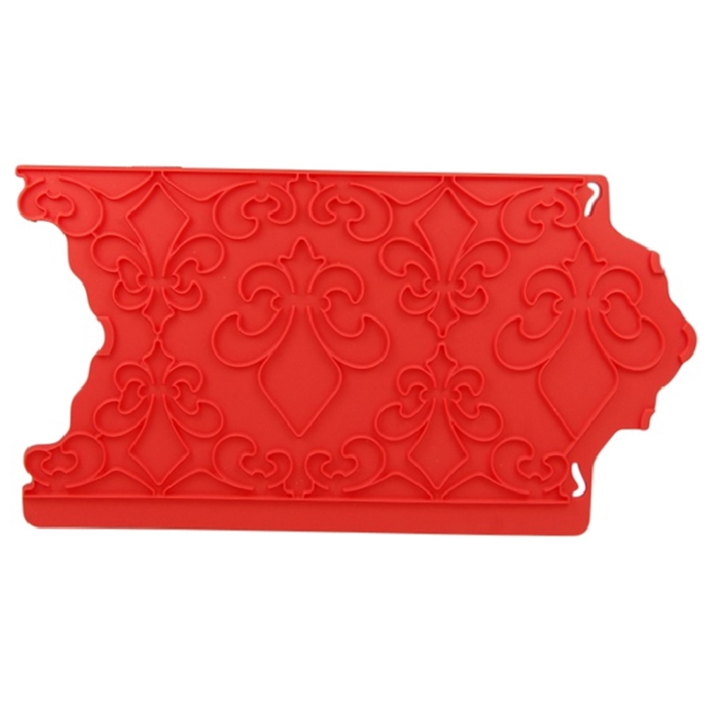 UnbenanntH5mH64B250h5o Tortenkleid Silikonform Muster Fleur