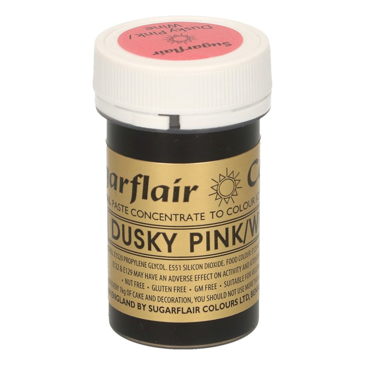 A125_0_9c3730dcf6d73efe9e6d0de7e851c39a Sugarflair Paste Colour DUSKY PINK/WINE, 25gr.