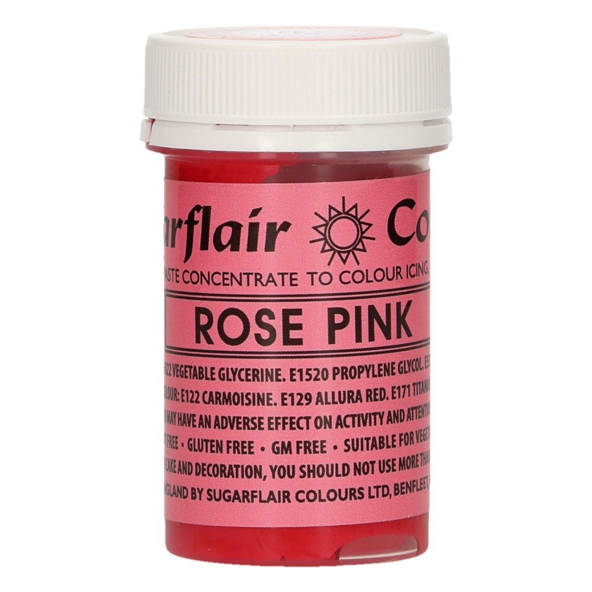 A147_0_93bc5860f92961a2cd0a99674dc1b30d Sugarflair Pastenfarbe Rose Pink 25 g