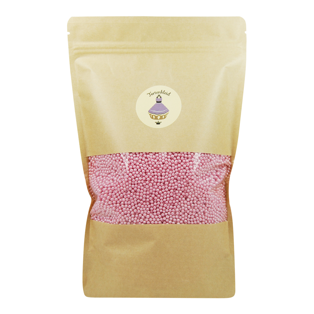 PerlenRosa Zuckerperlen 4mm Pink 1kg