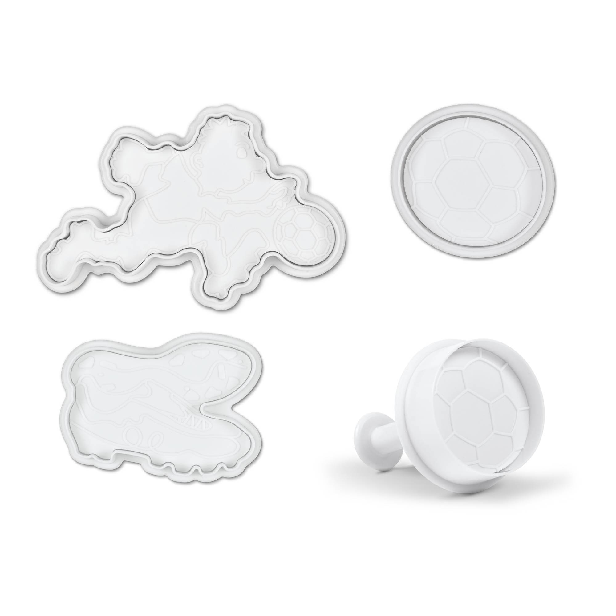 1495_0 Städter Ausstechformen Set Fußball mit Auswerfer 3teilig