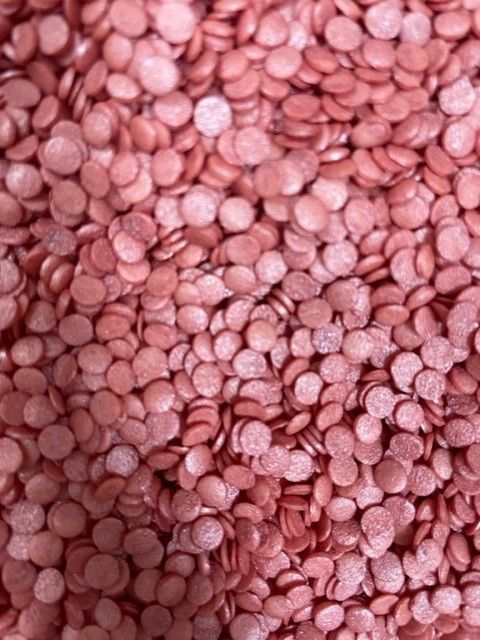 kon-ro Zuckerdekor Konfetti Glimmer Rot 1kg