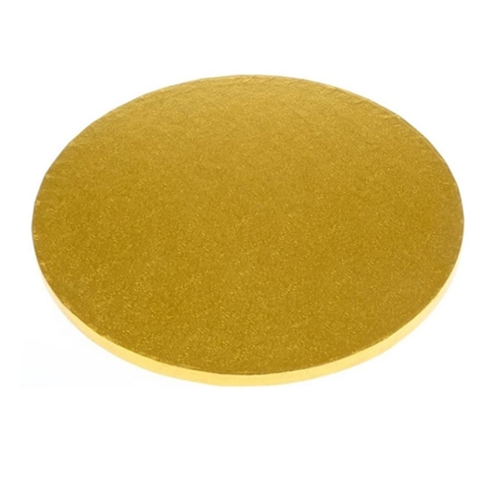TortenplatteGoldrWzsE2EHZIImn Tortenplatte rund Gold 30cm - 1 Stück