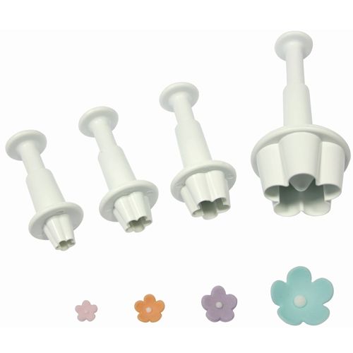 FB550_0_45e6ad3de24171217fd3b3992227b796 PME Blüten Ausstecher mit Auswerfer 4-teilig