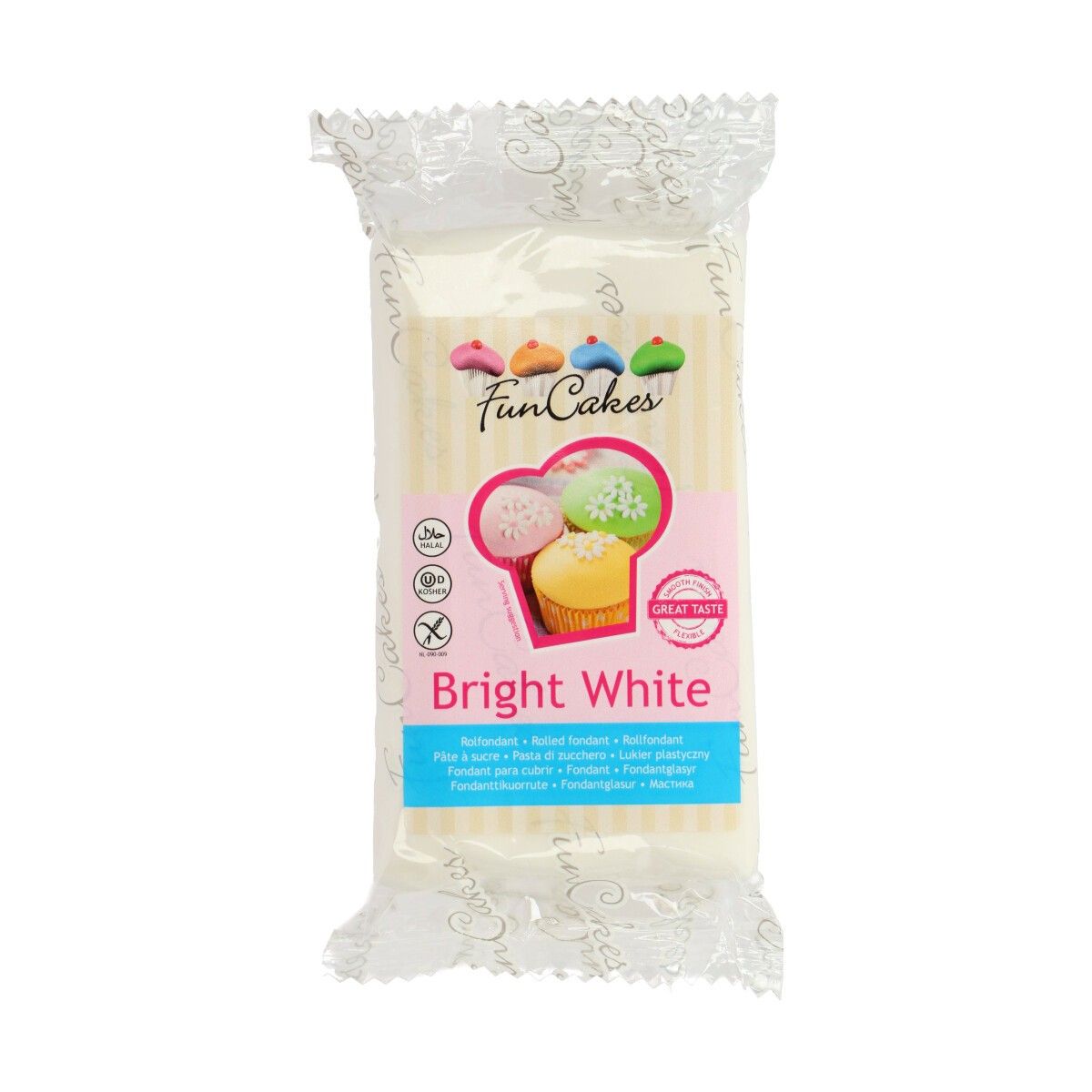 FC97050_0_8080ee4c062a607268a112ba3651608a FunCakes Fondant - Bright White - -250g-