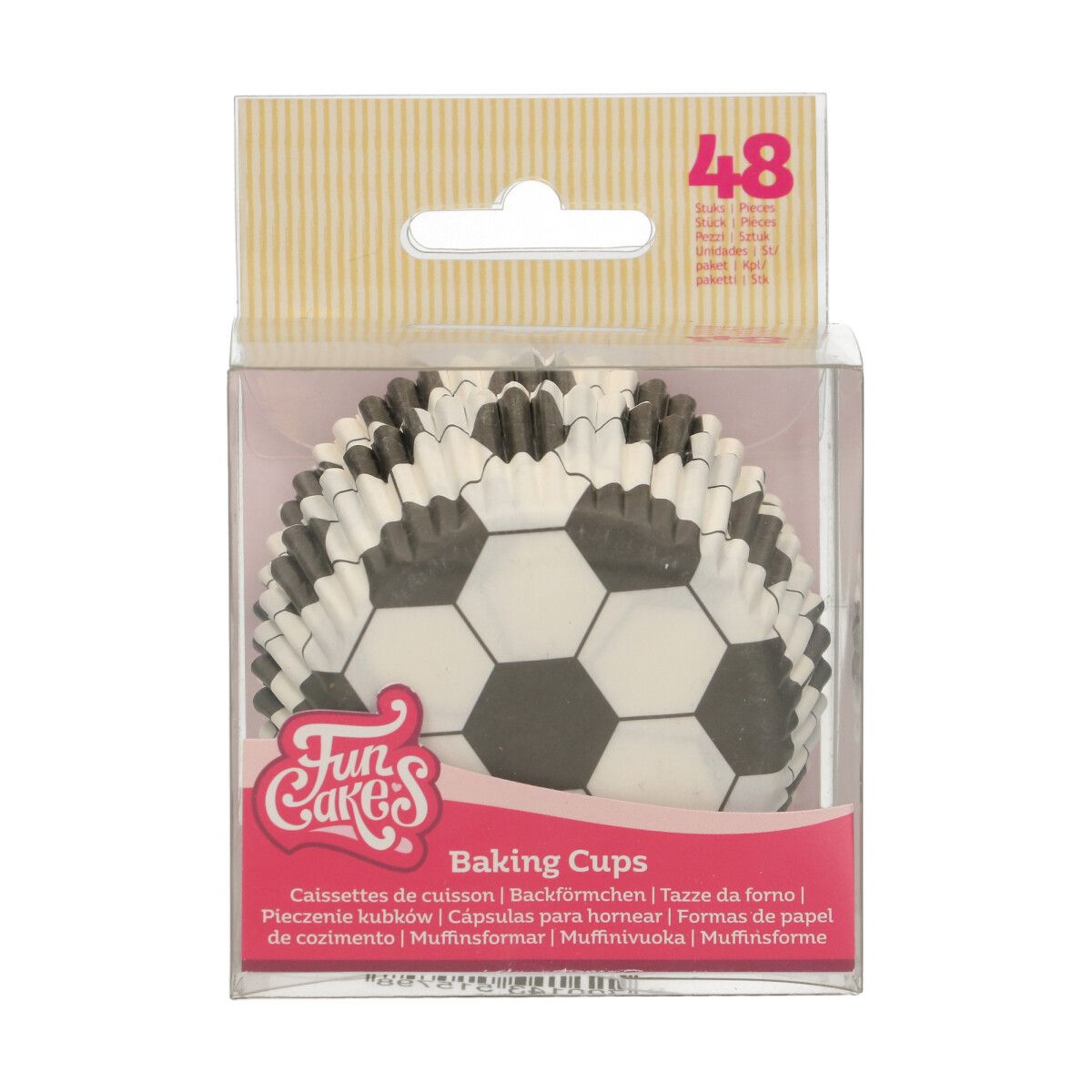 FunCakes Papierbackform Fußball PK/48