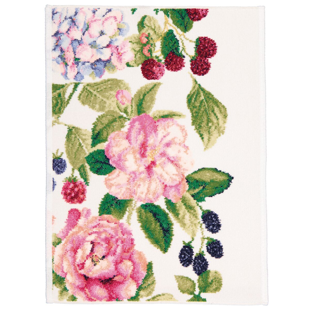 Blumenmuster, Rosen, Teppich, Blätter, Beeren, 