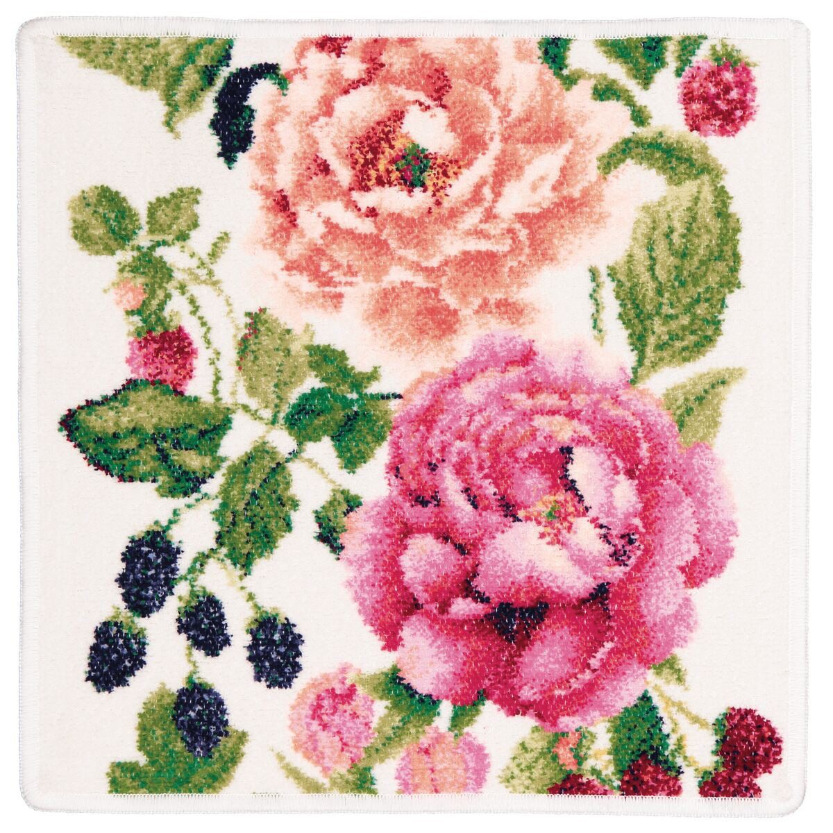 blumenmuster, rosen, frottee, tischdecke, farbvielfalt, 