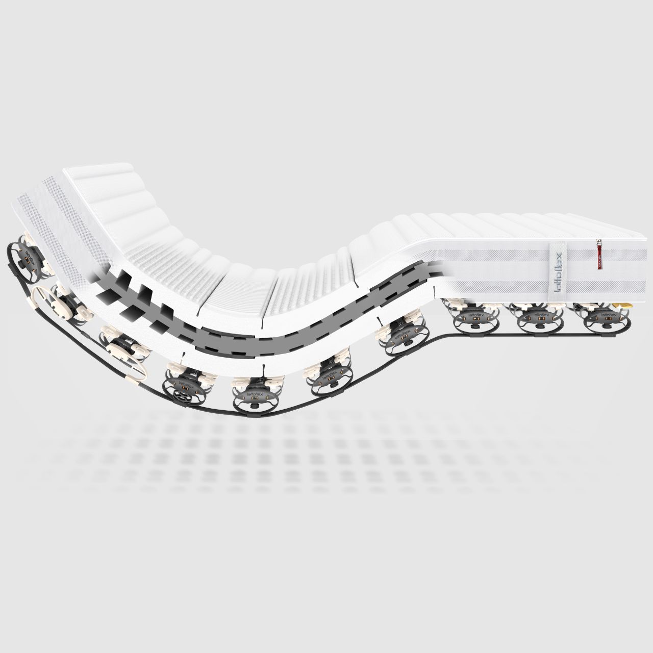 Rumoeller Lattoflex Matzen und Lattenrost gebogen Rumoeller Lattoflex Matzen und Lattenrost gebogen