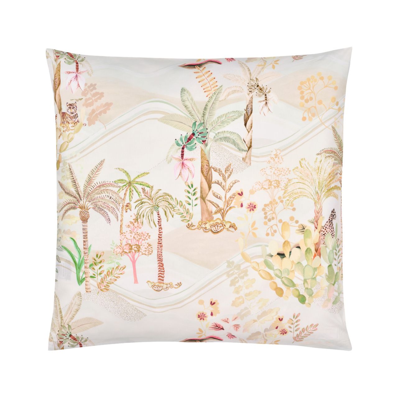 Bettwäsche Oasis in leinen von Christian Fischbacher - Kopfkissenbezug