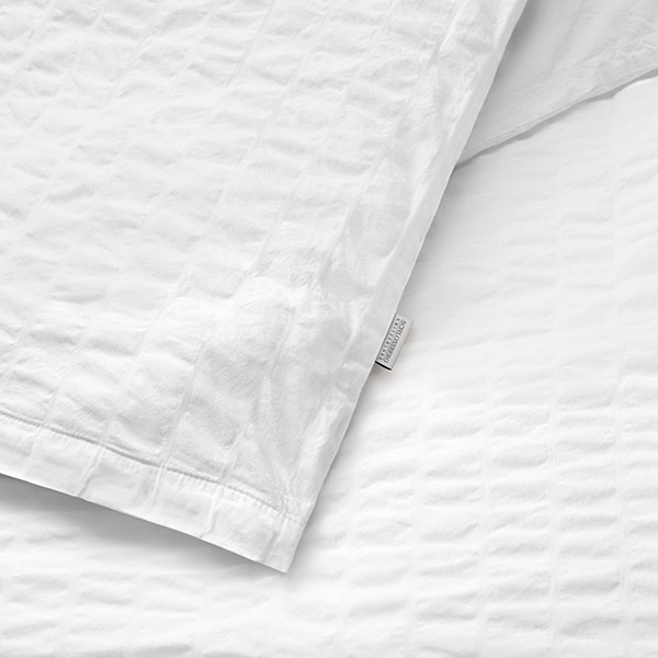 bettwäsche, weiß, steppung, kissenbezug, stoff, 