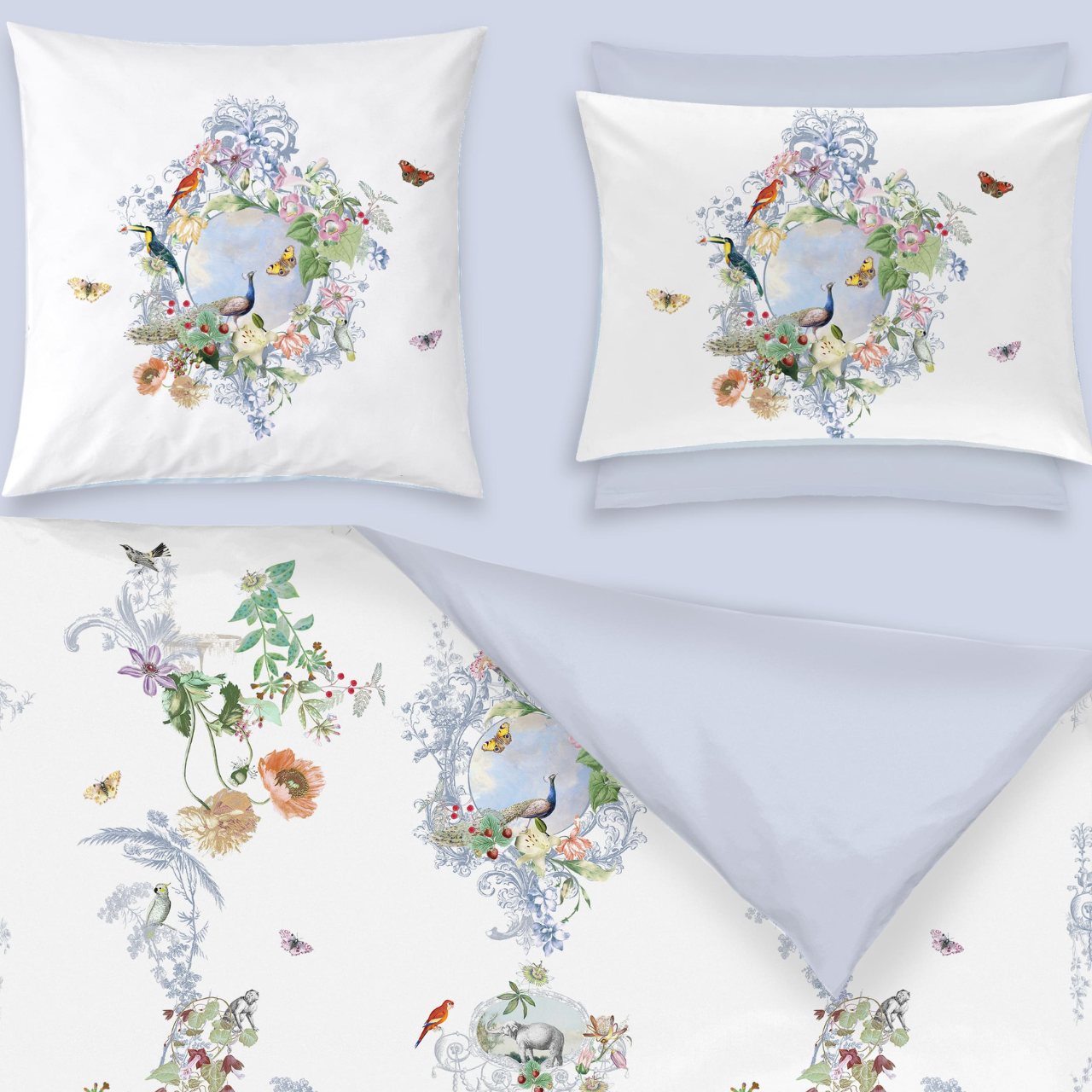 Bettwäsche Peacock von Christian Fischbacher - Garnitur